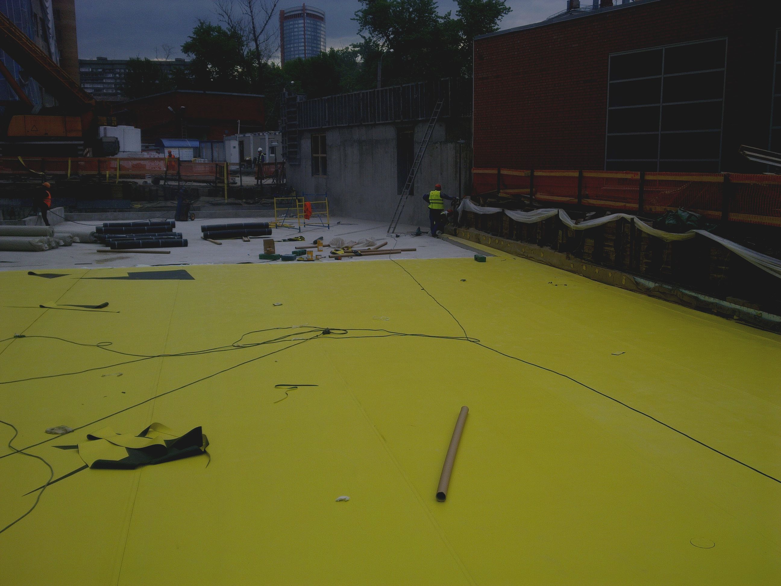 Гидроизоляция мембраной