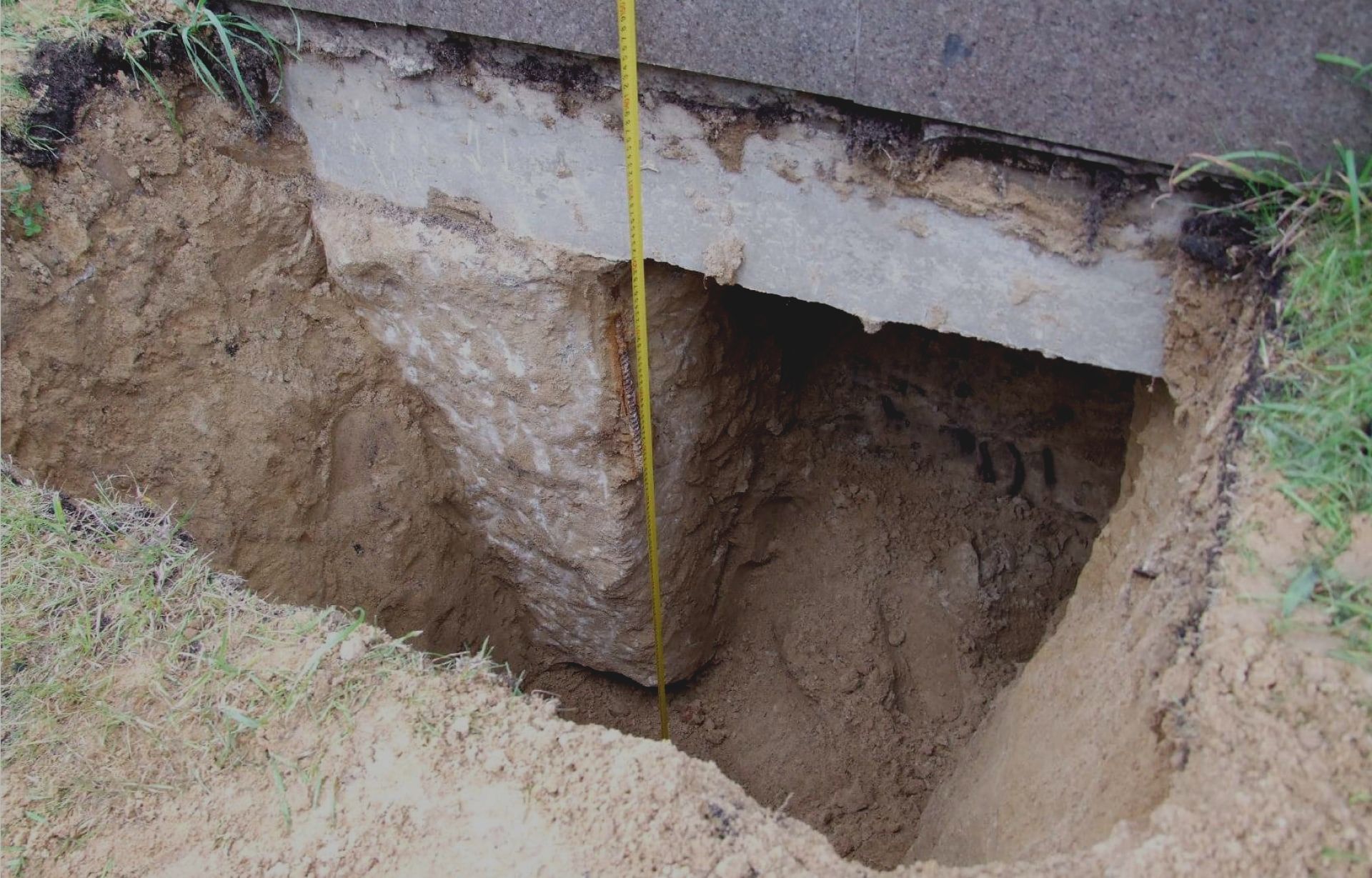 Обследования фундамента и оснований