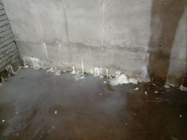 Гидроизоляция пола и стен д. Грачи Частный дом