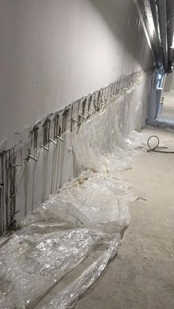 Гидроизоляция паркинга ул. Вилиса Лациса 38