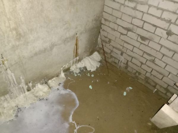 Гидроизоляция пола и стен д. Грачи Частный дом